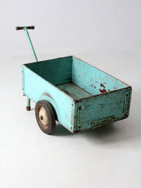 vintage wooden garden cart