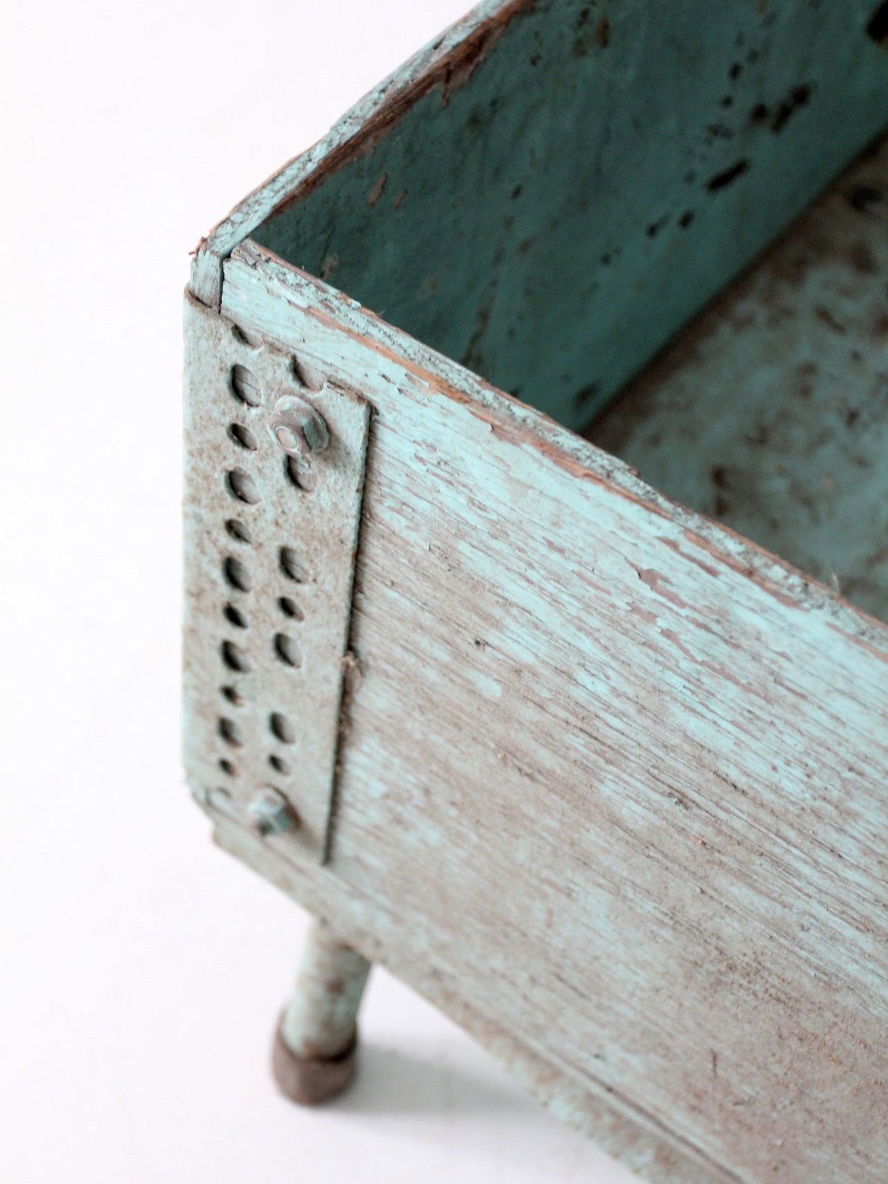 vintage wooden garden cart