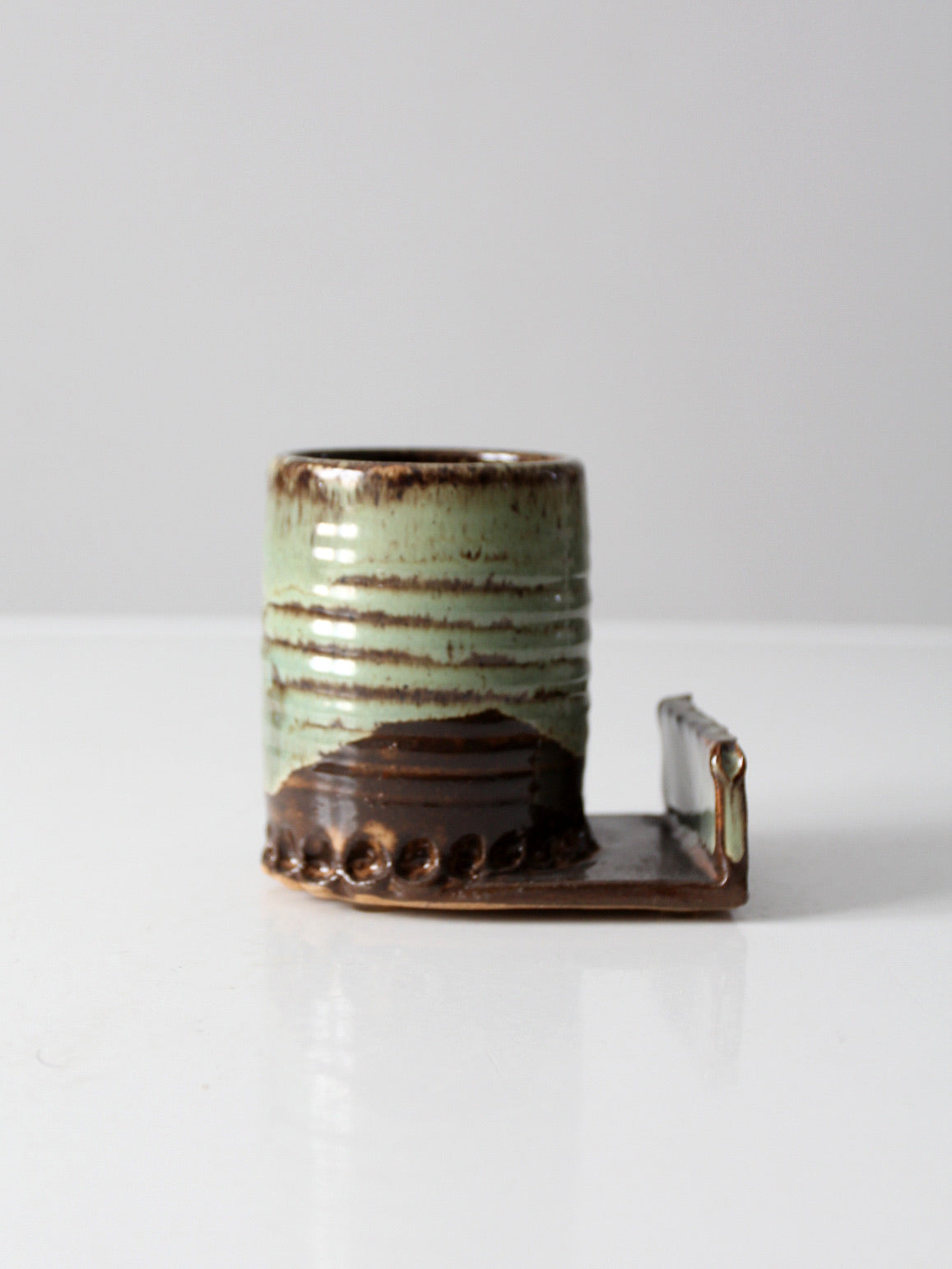 vintage studio pottery desk valet