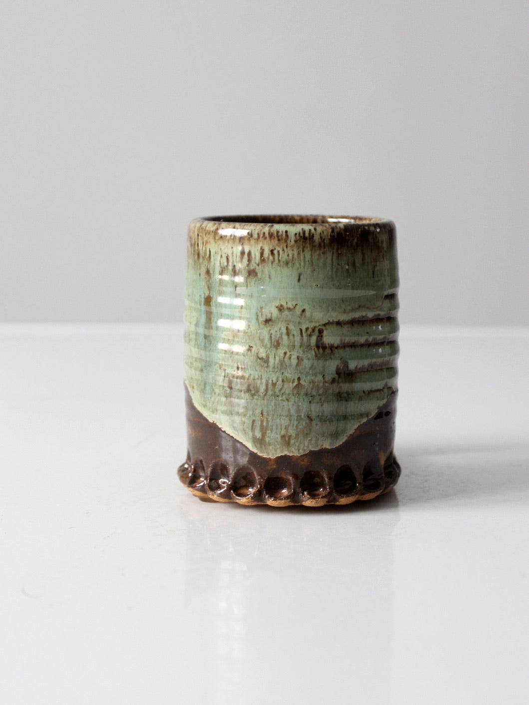 vintage studio pottery desk valet