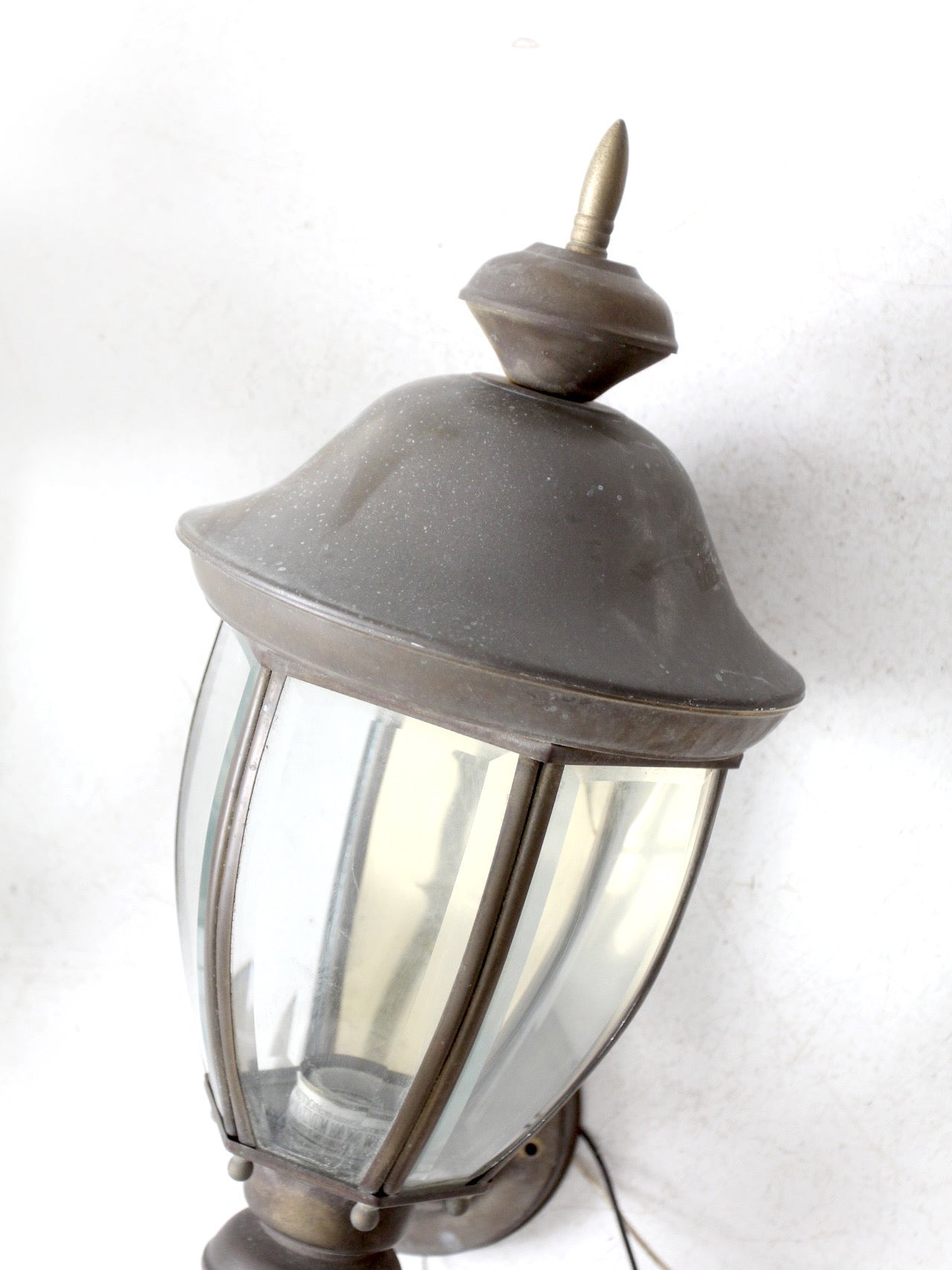 vintage outdoor wall sconces pair