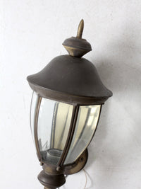 vintage outdoor wall sconces pair