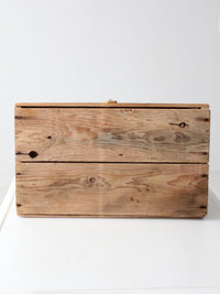 vintage handmade 4-H chicken carrier crate