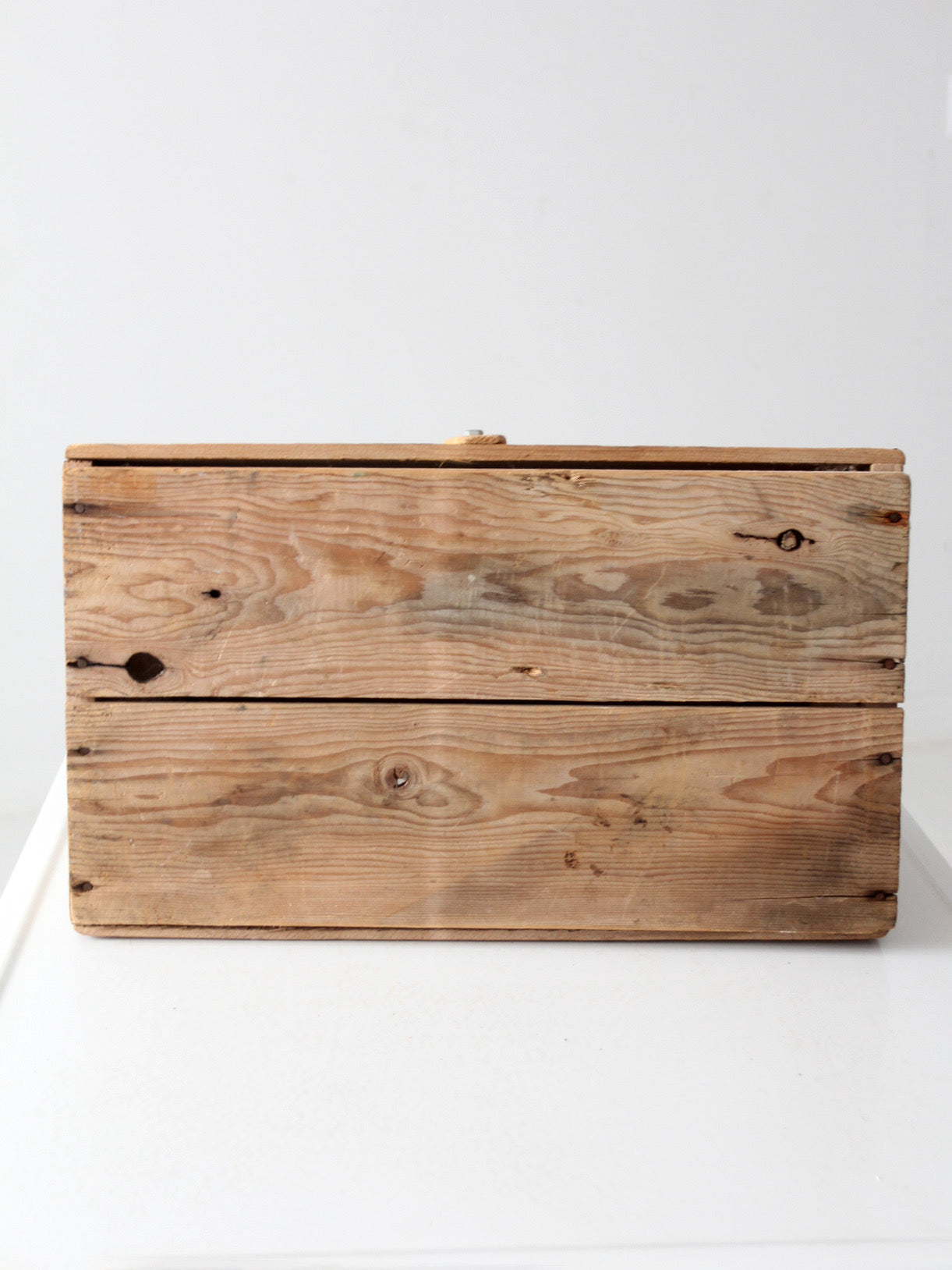 vintage handmade 4-H chicken carrier crate