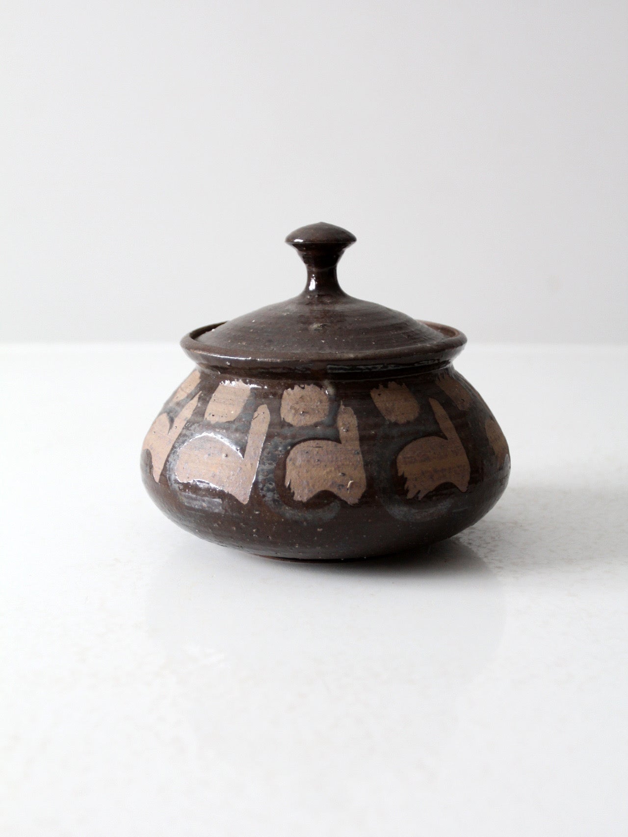 vintage studio pottery jar
