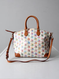 vintage Dooney & Bourke rainbow DB 1975 satchel bag