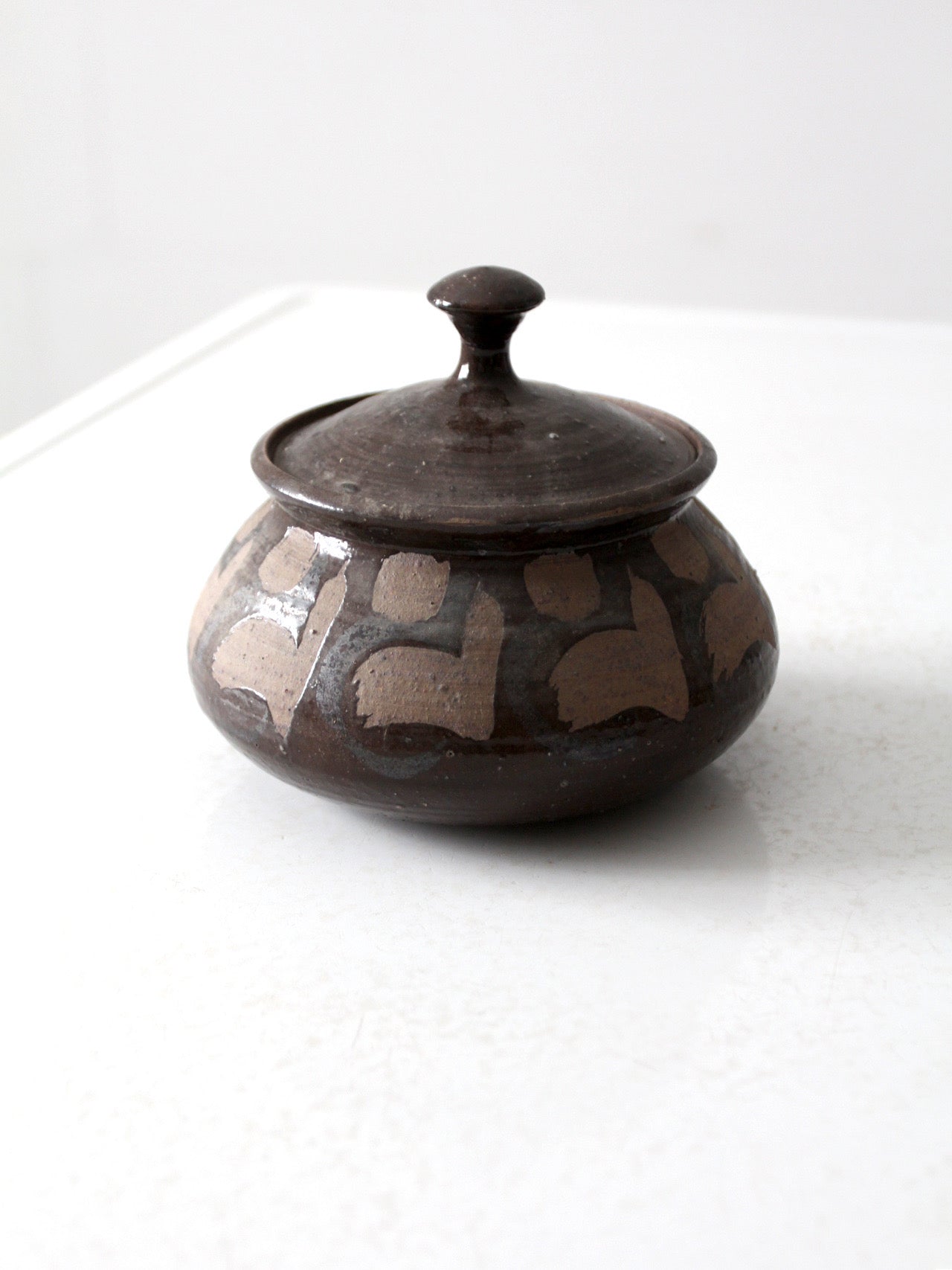 vintage studio pottery jar