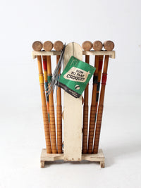 1950s croquet set
