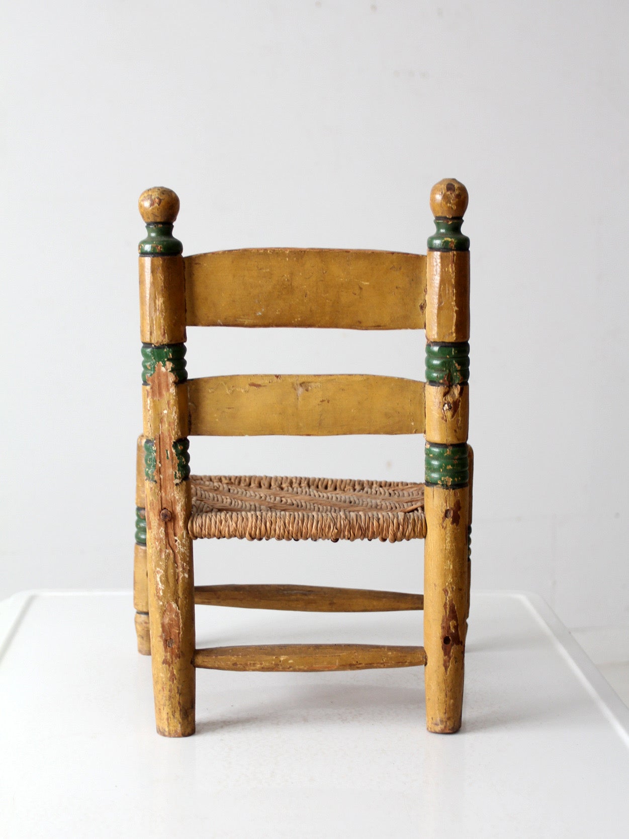 vintage Mexican folk art children's chair