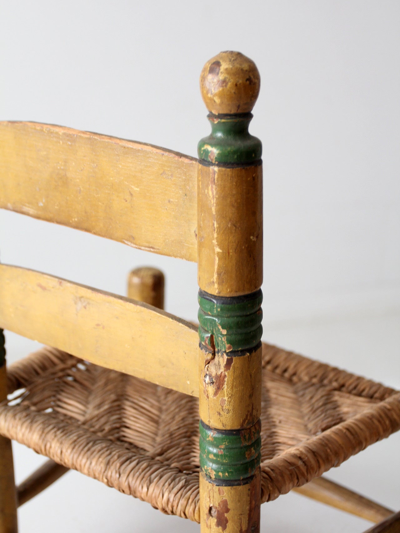 vintage Mexican folk art children's chair