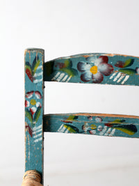 vintage Mexican folk art children's chair
