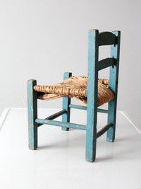 vintage Mexican folk art children's chair