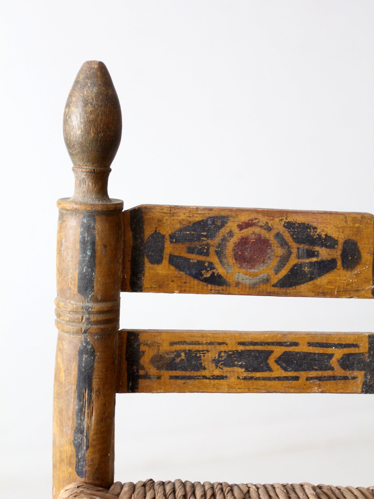 vintage Mexican folk art children's chair