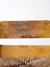 vintage Mexican folk art children's chair