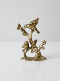 vintage Andrea by Sadek brass hummingbirds