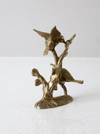 vintage Andrea by Sadek brass hummingbirds