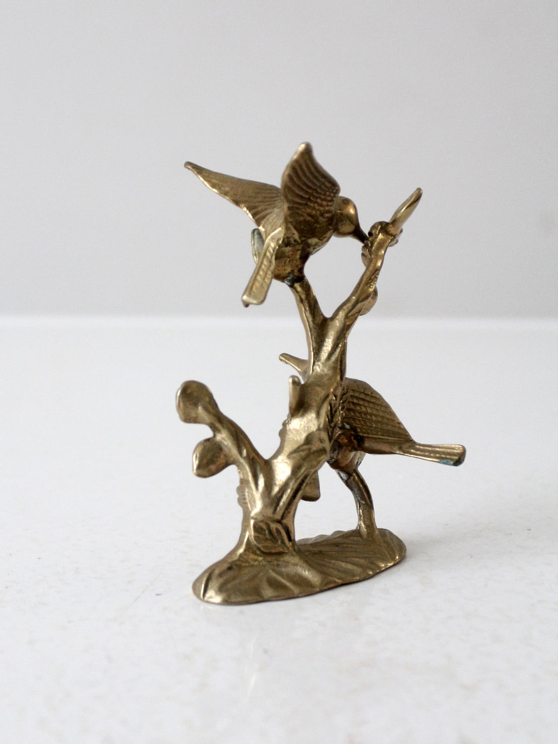 vintage Andrea by Sadek brass hummingbirds