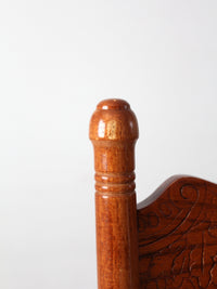 vintage pressed back style arm chair