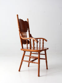 vintage pressed back style arm chair