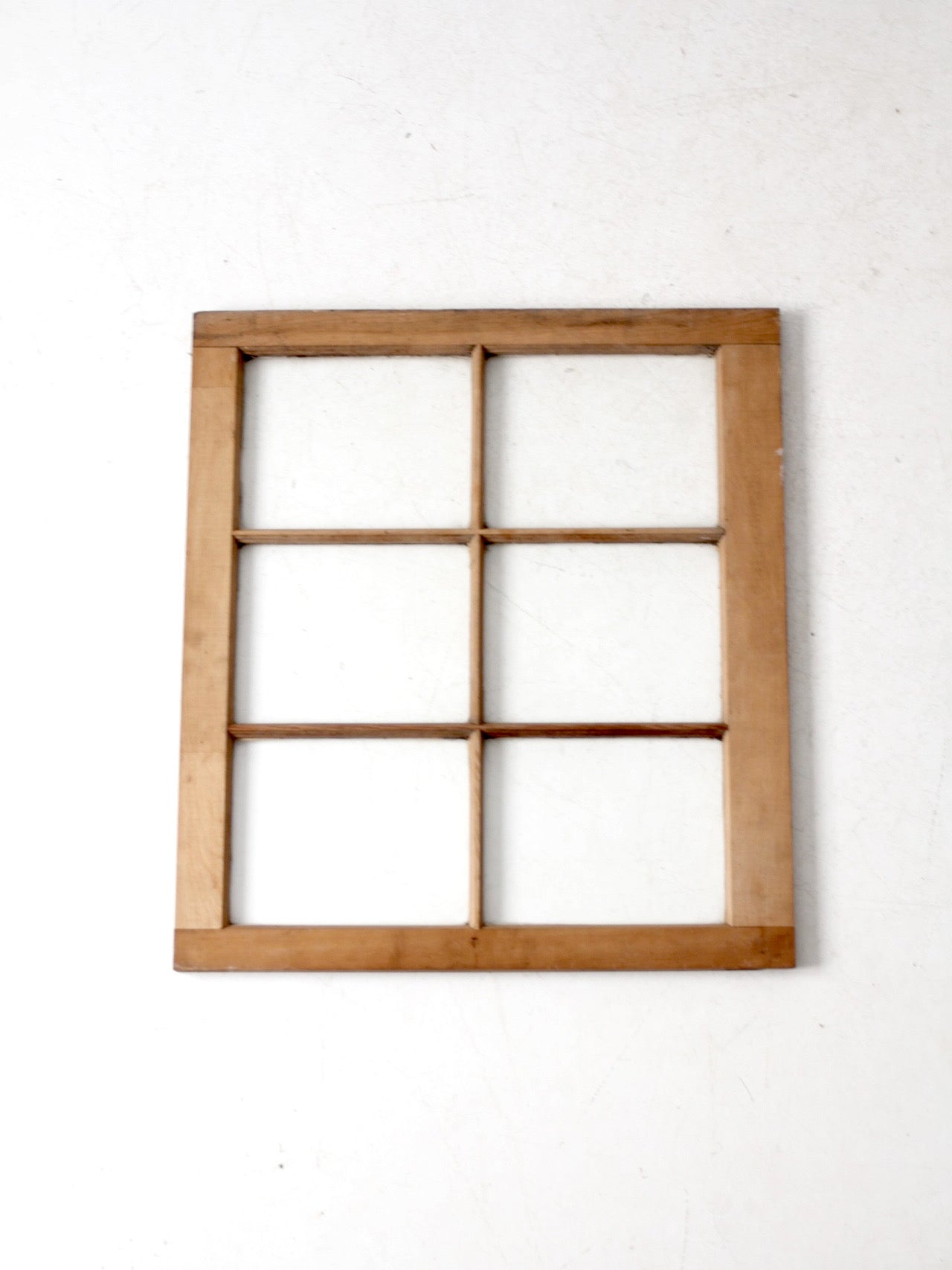 vintage wooden window pane