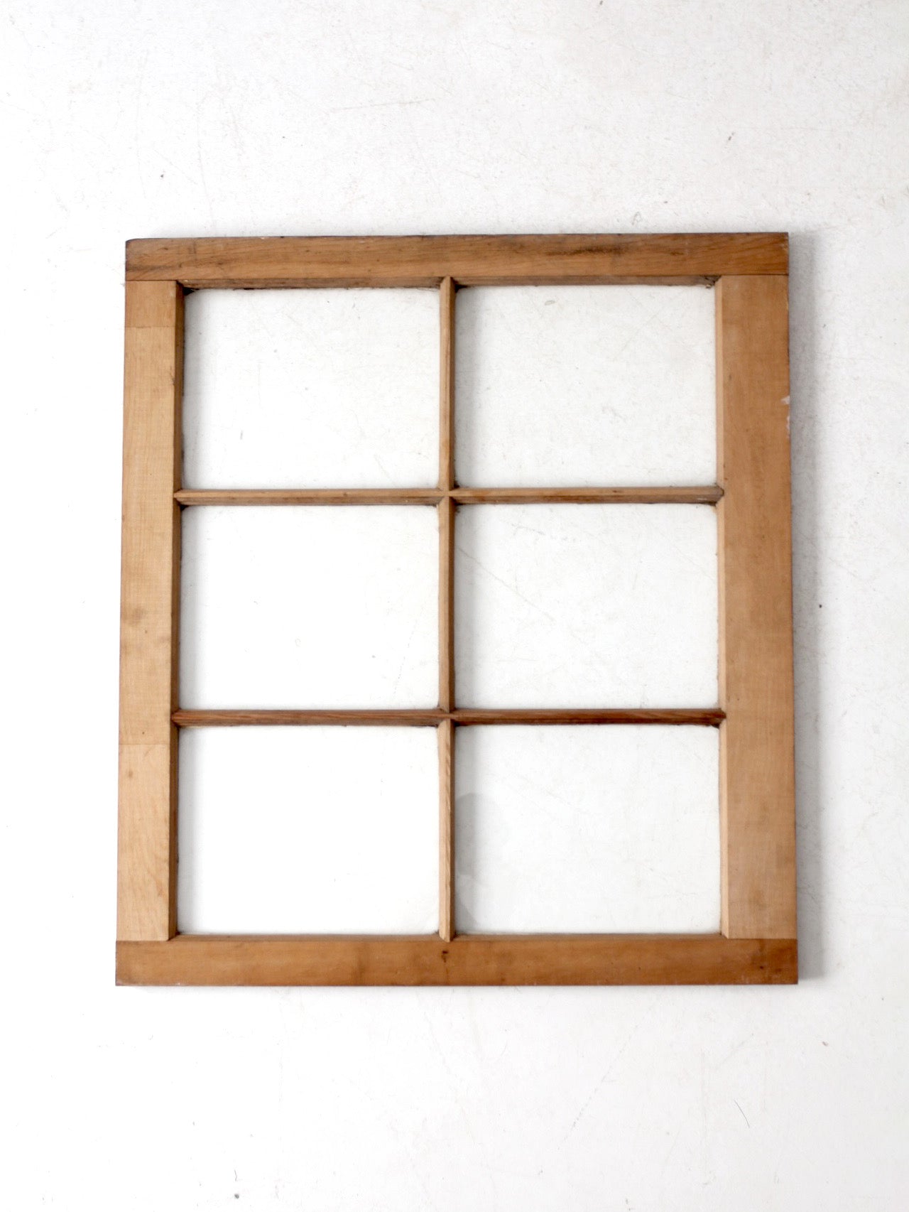 vintage wooden window pane