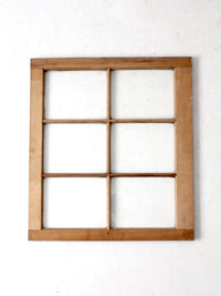 vintage wooden window pane