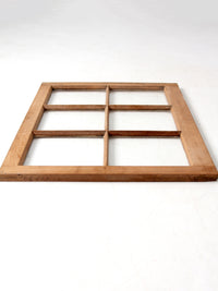 vintage wooden window pane