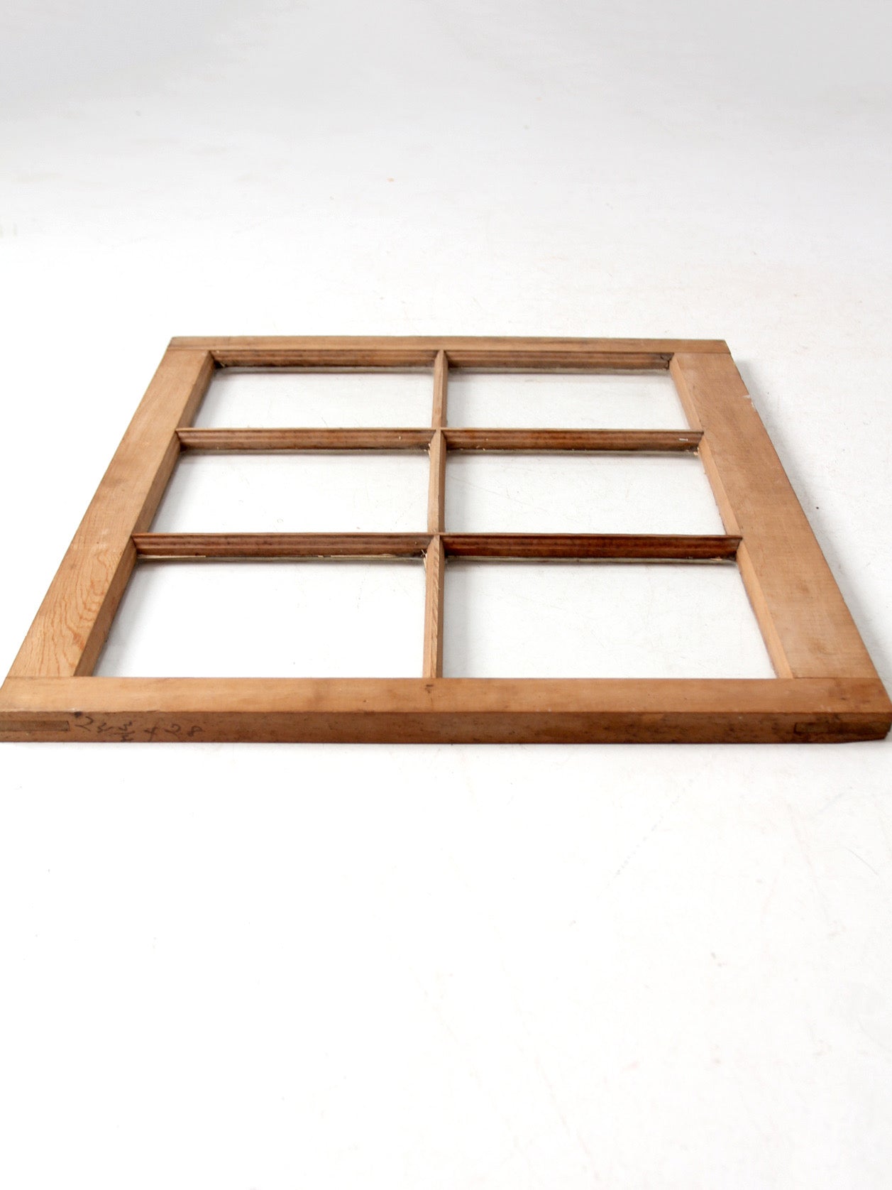 vintage wooden window pane