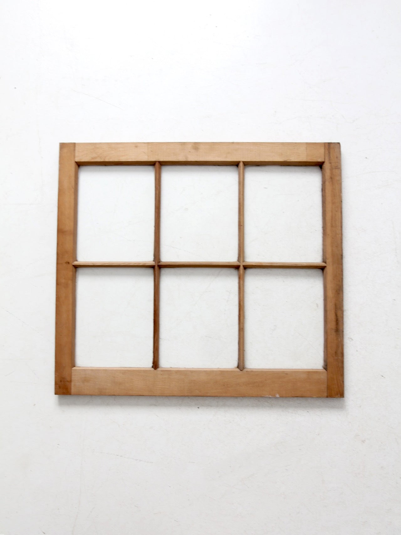 vintage wooden window pane