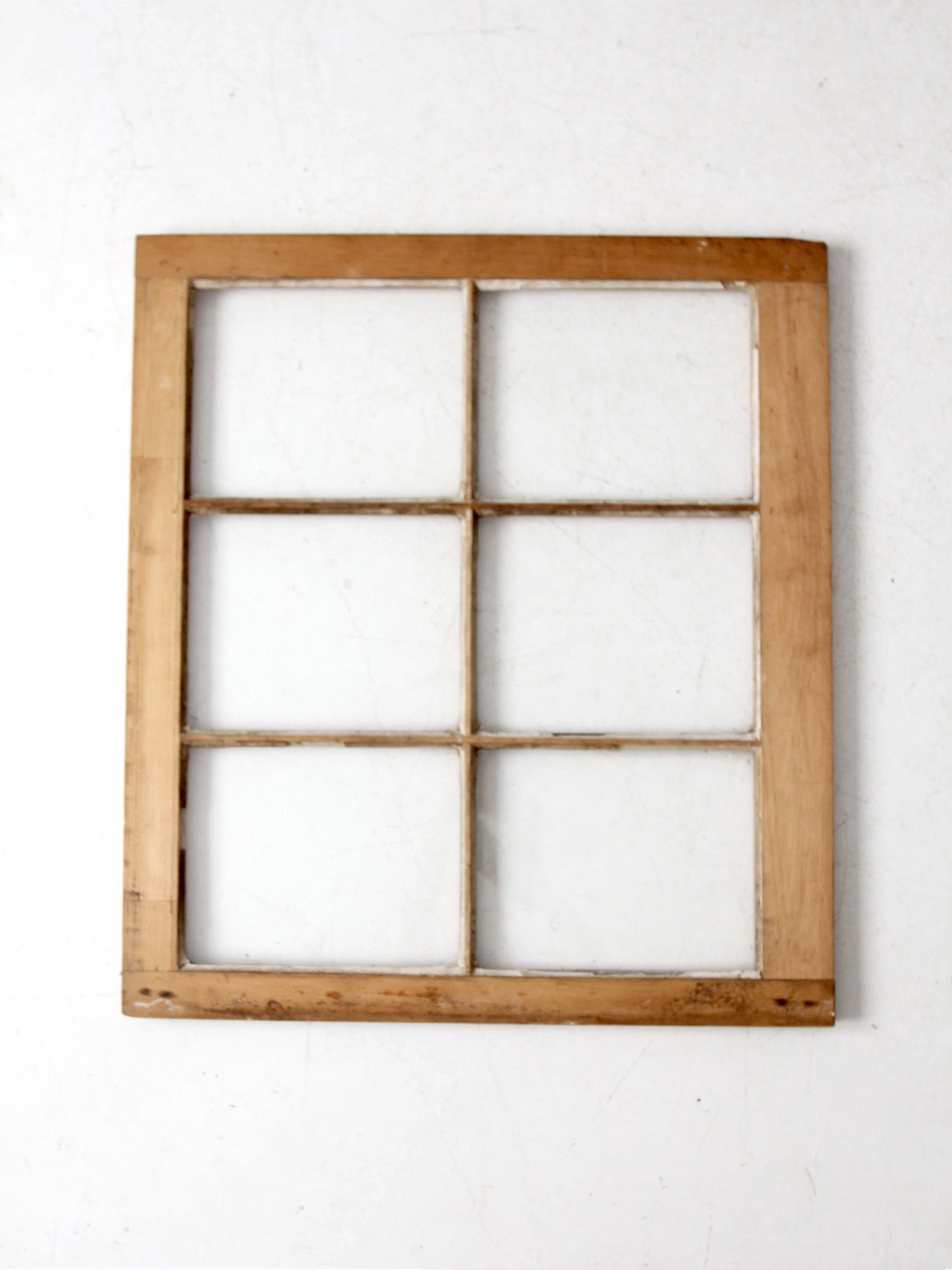 vintage wooden window pane