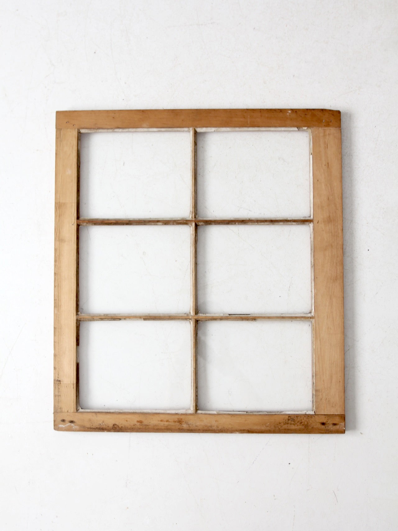 vintage wooden window pane