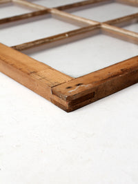 vintage wooden window pane