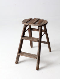 vintage rustic step ladder