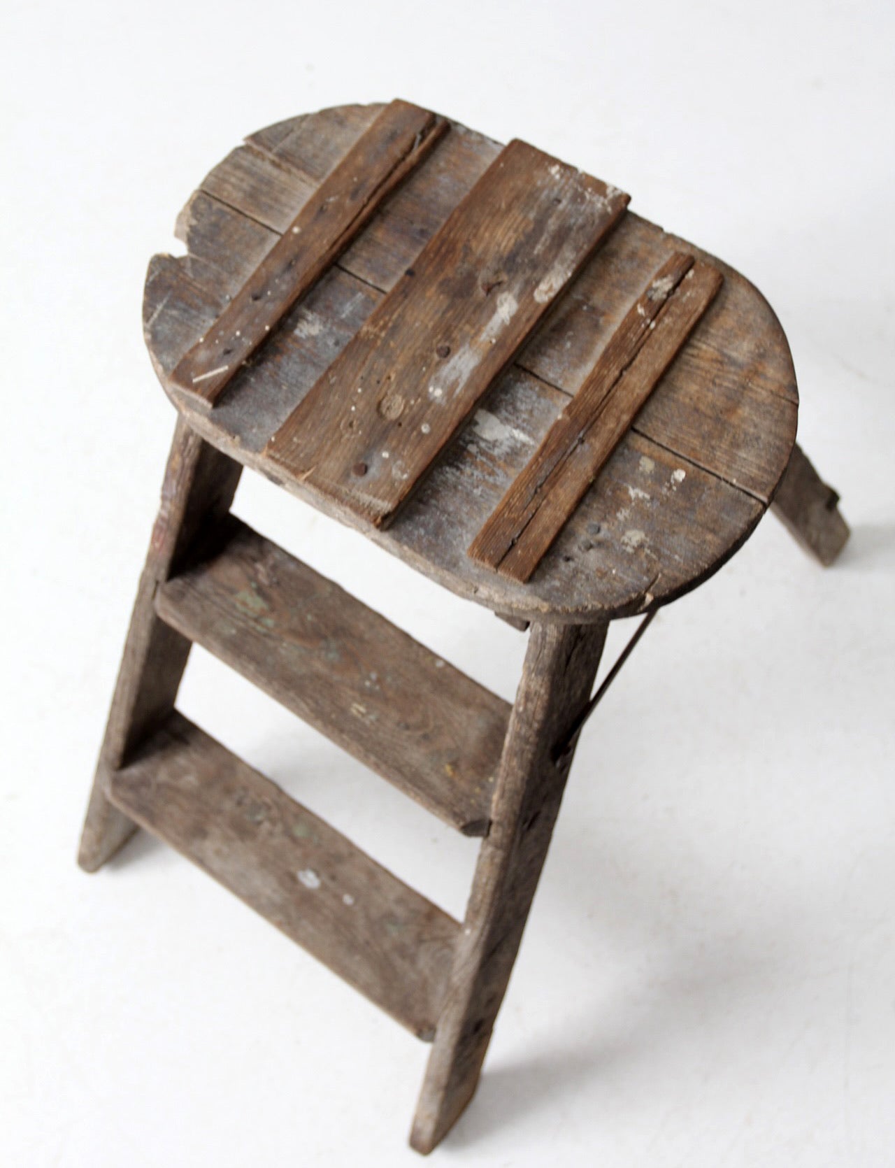 vintage rustic step ladder