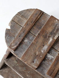 vintage rustic step ladder