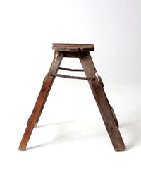 vintage rustic step ladder