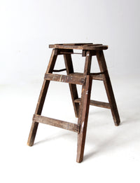 vintage rustic step ladder