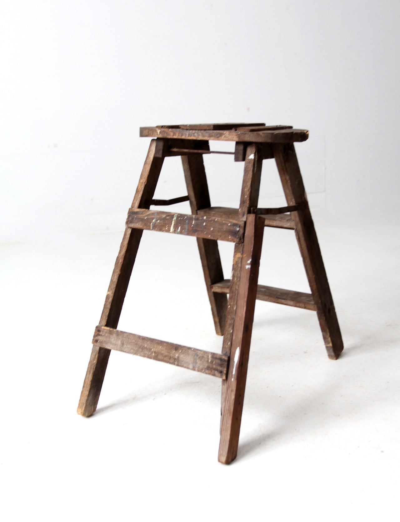 vintage rustic step ladder