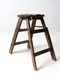 vintage rustic step ladder