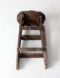 vintage rustic step ladder
