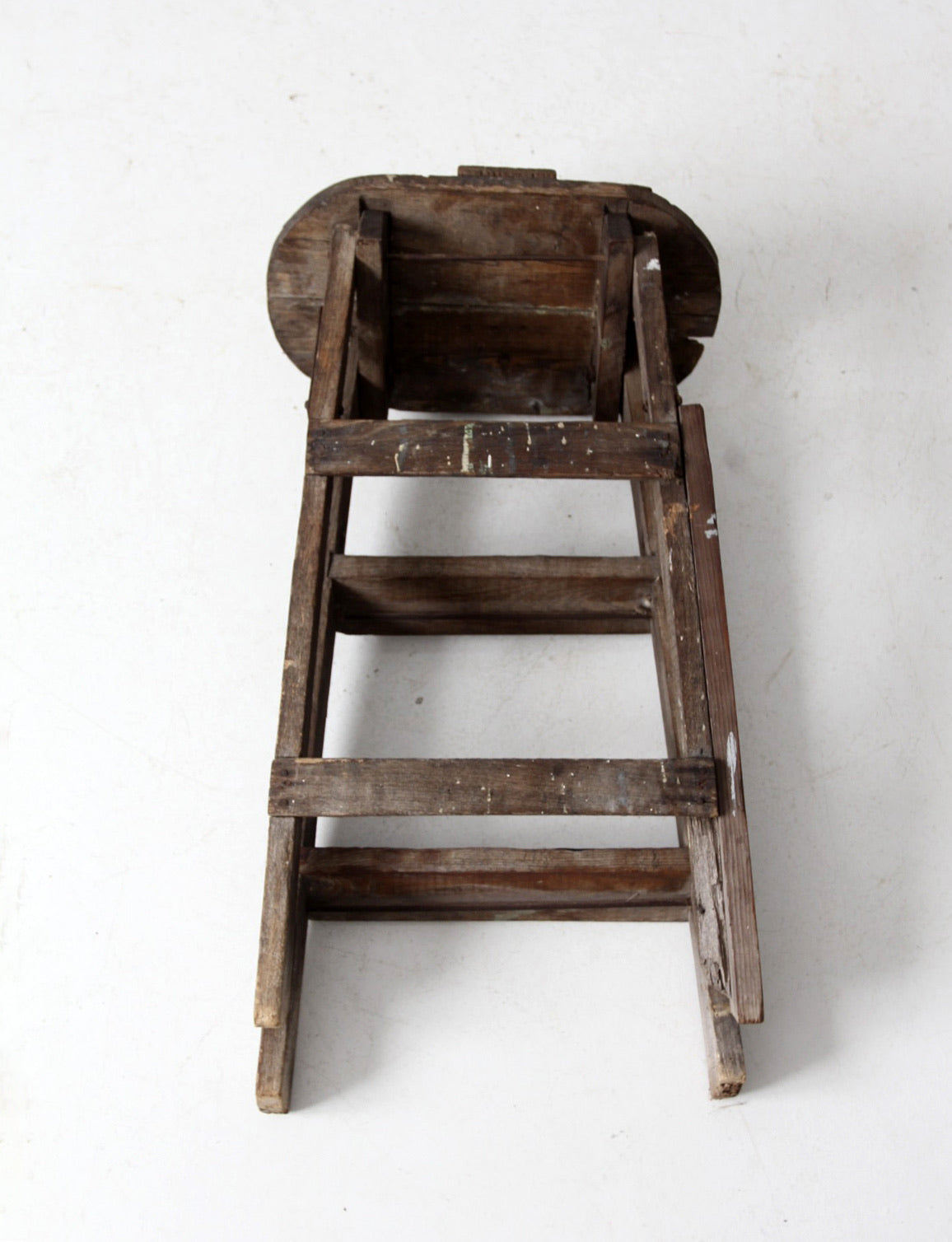 vintage rustic step ladder