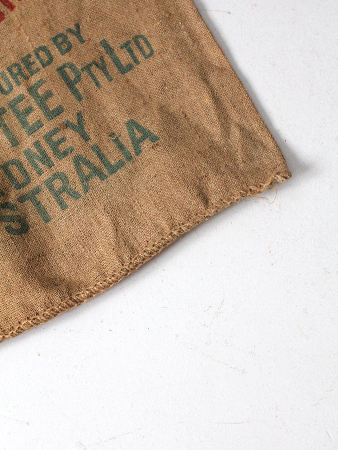 vintage burlap sack