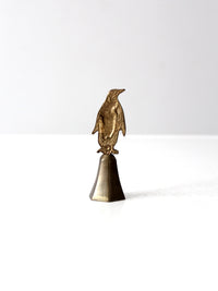 vintage brass penguin