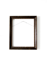 vintage wood picture frame