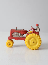vintage 1950's Auburn Rubber Allis - Chalmers toy tractor