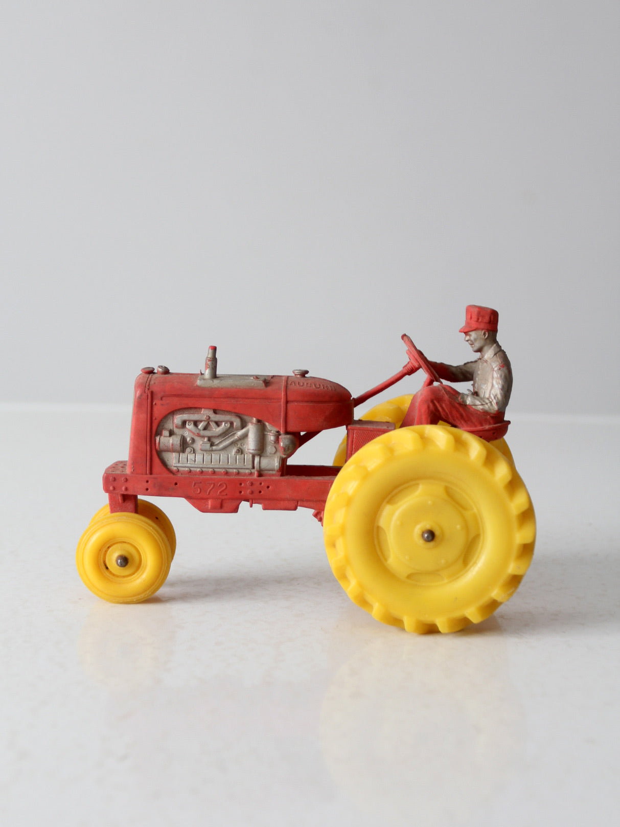 vintage 1950's Auburn Rubber Allis - Chalmers toy tractor
