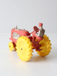 vintage 1950's Auburn Rubber Allis - Chalmers toy tractor
