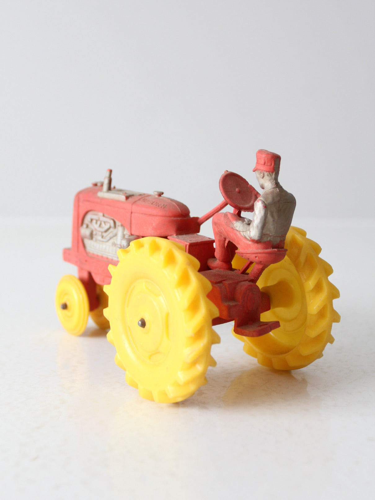 vintage 1950's Auburn Rubber Allis - Chalmers toy tractor