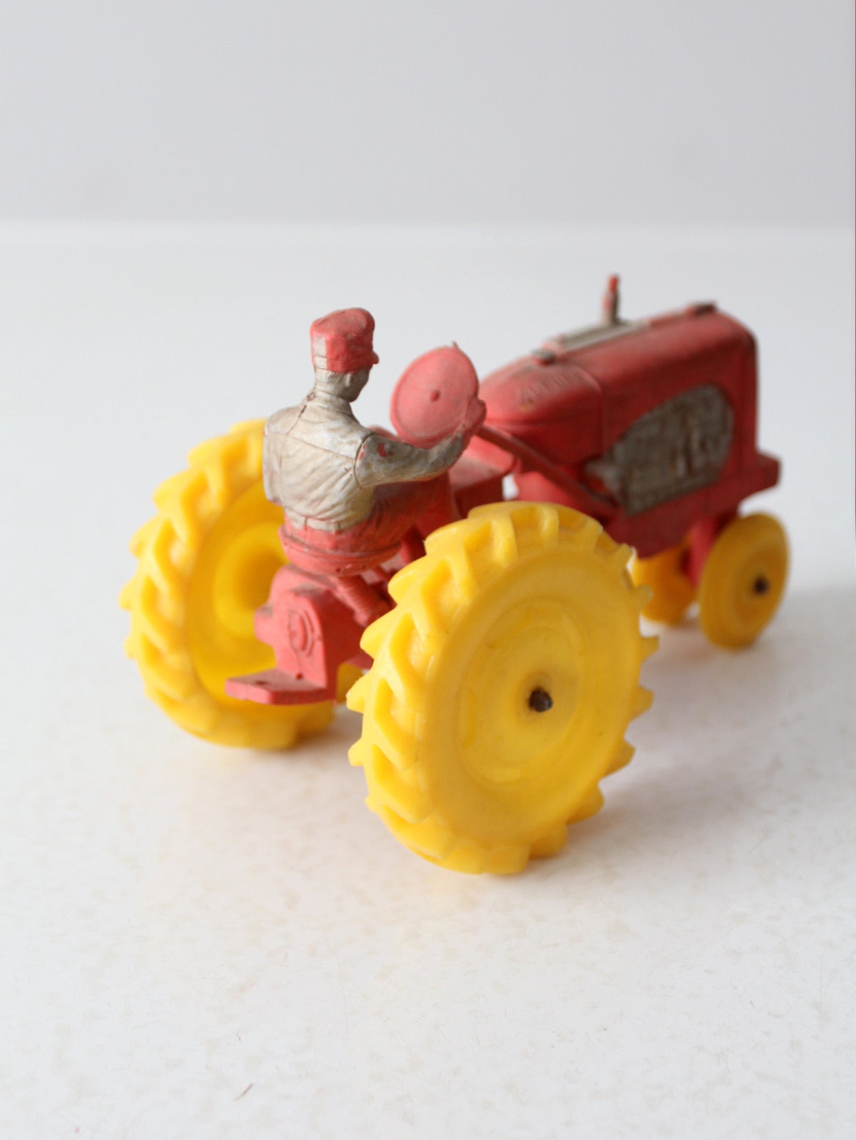 vintage 1950's Auburn Rubber Allis - Chalmers toy tractor