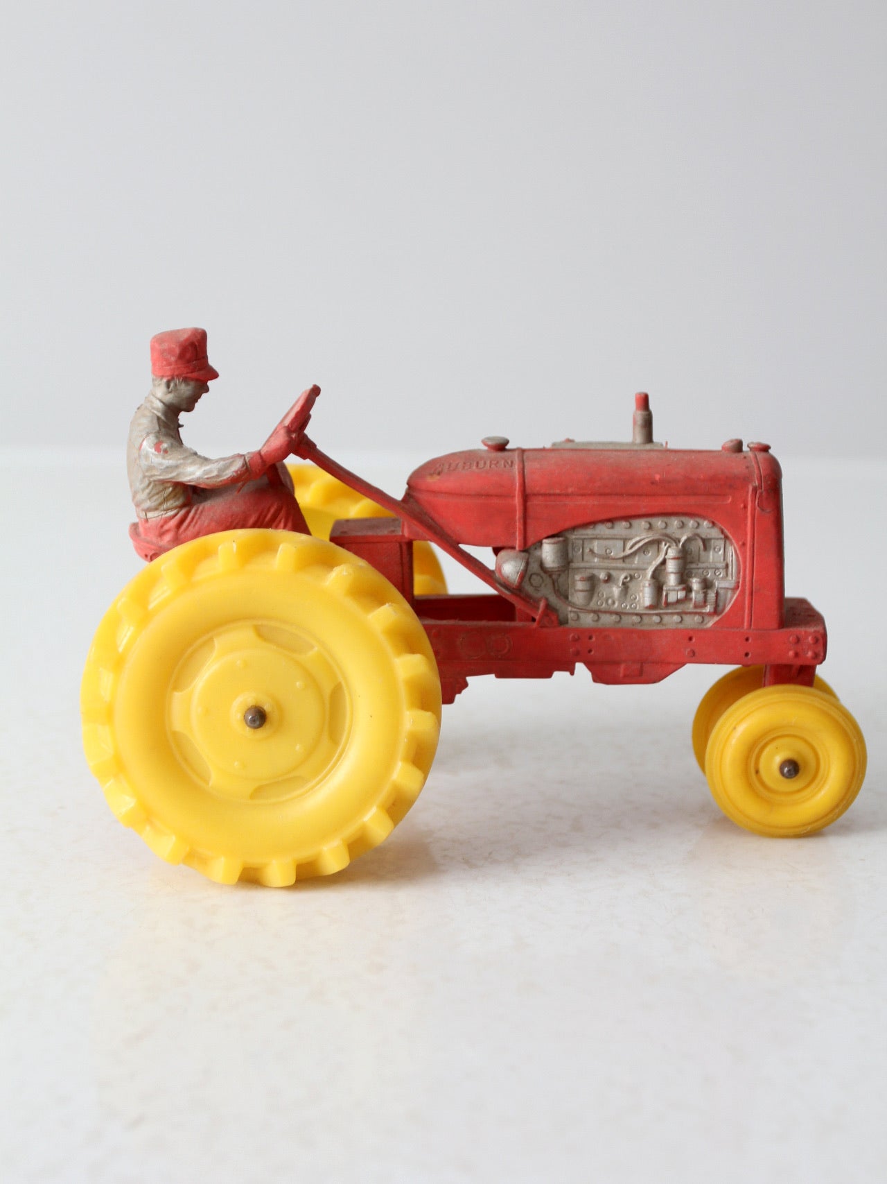 vintage 1950's Auburn Rubber Allis - Chalmers toy tractor